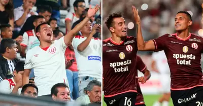Hinchas de la 'U' reaccionan a triunfo ante Cusco FC.