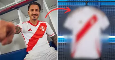 Camiseta de la Seleccin Peruana en la Copa Amrica 2024.