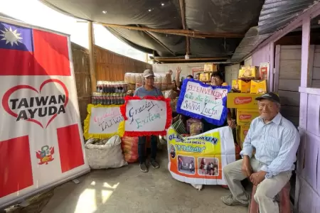 Gobierno de Taiwn y Exitosa entregaron una tonelada de vveres a la olla comn