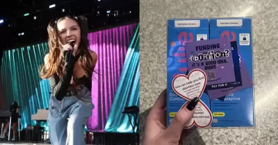 Anticonceptivos en concierto de Olivia Rodrigo.