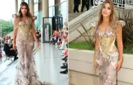 En crisis? Milett Figueroa deslumbr en su debut como modelo en Buenos Aires sin Marcelo Tinelli