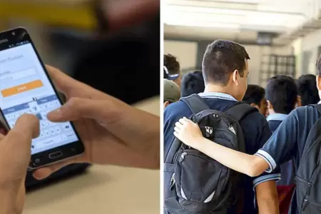 Indecopi responde sobre uso de celulares en los colegios.