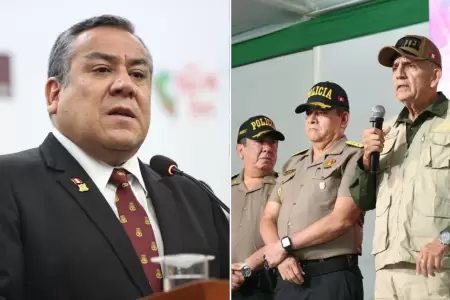 Gustavo Adrianzn confa en plan contra inseguridad ciudadana.