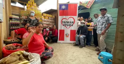 Gobierno de Taiwn y Exitosa donan tonelada de alimentos a olla comn 'Fe y Espe