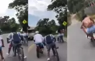 Captado en video: Jvenes mueren en terrible accidente luego de intentar acrobacias en sus bicicletas