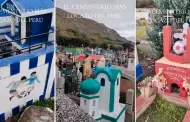 Peruano muestra el cementerio ms excntrico y usuarios reaccionan: "Tiene un mini-Matute"