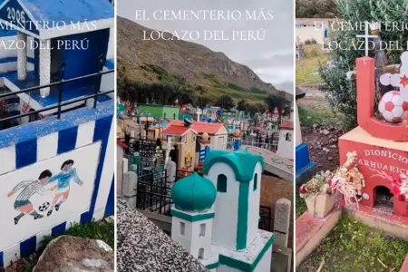 Peruano sorprendido con cementerio San Pedro de Ninacaca.
