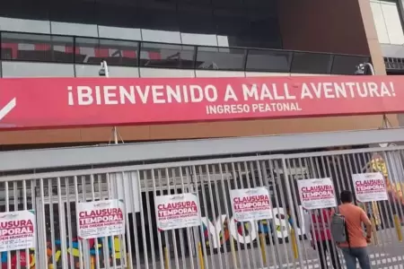 Municipalidad de San Juan de Lurigancho clausura Mall Aventura.