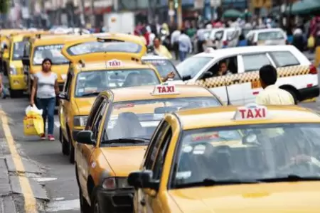 ATU suspende el pintado de taxis de color amarillo.