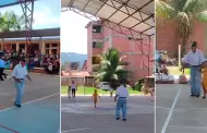 Abuelito participa con su nieta en concurso escolar y usuarios reaccionan: "Ojal sean eternos"
