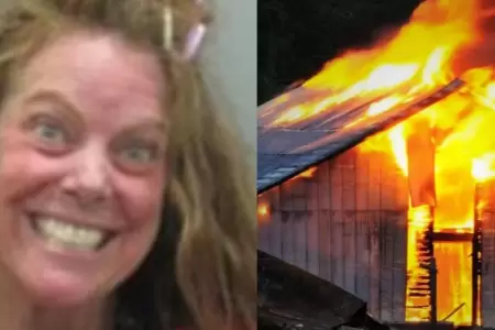 Mujer que aclamaba ser una bruja incendi una casa.