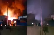 Arequipa: Incendio consume locales de 'La Cachina' en la avenida Los Incas