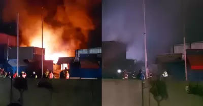 Incendio en 'La Cachina' de Arequipa.
