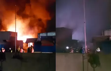 Incendio en 'La Cachina' de Arequipa.