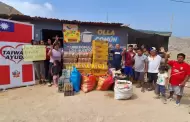 Exitosa y Gobierno de Taiwn entregan donacin de una tonelada de alimentos a olla comn "Villa Mercedes"