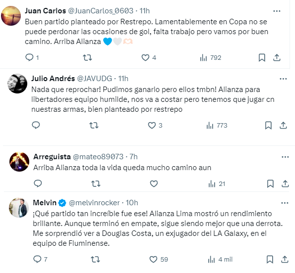 Hinchas de Alianza Lima mantienen las esperanzas de salir campeones.
