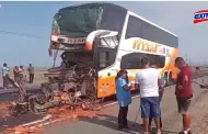 Lamentable! Accidente de bus interprovincial en la Panamericana Norte deja un muerto y 9 heridos
