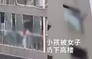 (VIDEO) Lamentable! Madre asesina a su propio hijo de 3 aos lanzndolo de la ventana de su edificio
