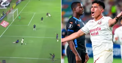 el VAR anula gol de Jos Rivera durante el 'U' vs. LDU.