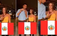 Joven confunde la bandera de Per con la de Brasil y usuarios reaccionan: "Ro de Coneiro"