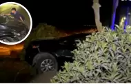 Casi no la cuentan!: Jvenes escaparon de auto que estuvo a punto de caer por pendiente de la Costa Verde
