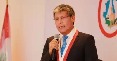 Wilfredo Oscorima, gobernador de Ayacucho.