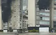 Siniestro en Barranco! Incendio de grandes proporciones se registr en un edificio frente al Metropolitano