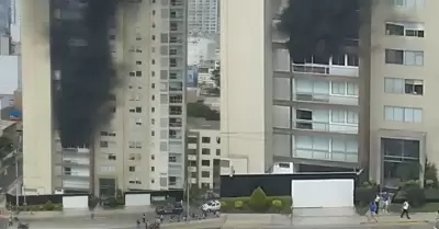 Incendio en Barranco.