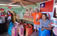 Olla comn 'Mara del Pilar': Exitosa y Gobierno de Taiwn entregan una tonelada de vveres
