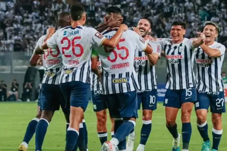 La alineacin de Alianza Lima para enfrentar a Cerro Porteo.