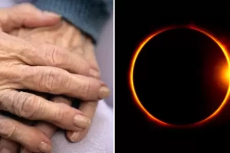 Abuelita muere al querer observar el eclipse solar.