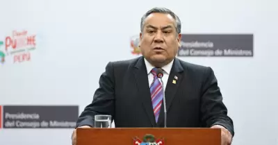 Gustavo Adrianzn, premier.