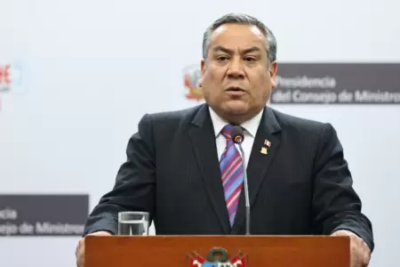 Gustavo Adrianzn, premier.