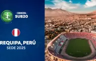 Es oficial! Arequipa ser sede del prximo Sudamericano Sub 20, inform la Conmebol