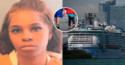 Mujer abandona a sus hijos para viajar en crucero.
