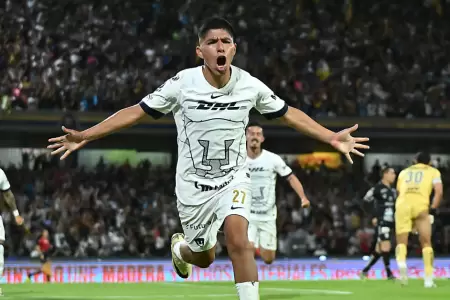 Pumas vence a Len con primer gol de Piero Quispe en Liga MX