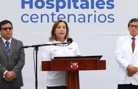 Presidenta Dina Boluarte fue abucheada durante visita al hospital Arzobispo Loay