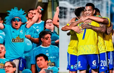 Hinchas reaccionan al triunfo de Sporting Cristal.