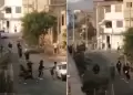 De terror! Barristas se enfrentan a balazos afuera de un colegio en San Juan de Miraflores