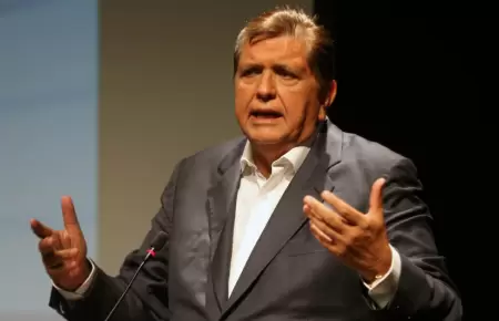 Alan Garca, expresidente del Per.