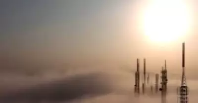 Lima amaneci bajo un colchn de nubes.