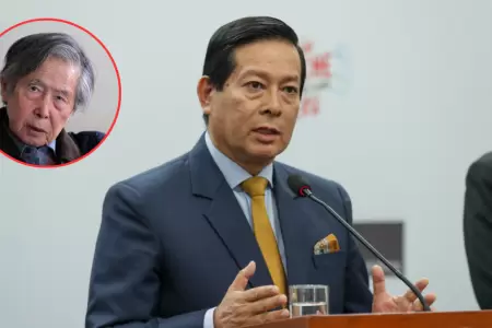 Ministro de justicia sobre indulto a Alberto Fujimori.