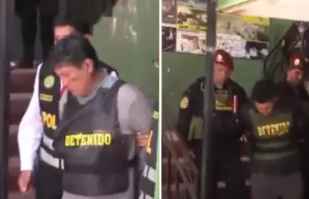 Capturan a dos delincuentes en Puno.
