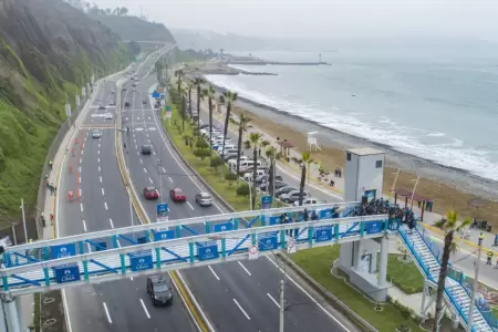 Municipalidad de Lima prohbe circulacin de motos en la Costa Verde.