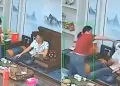 Escalofriante ataque! Mujer arroja agua caliente a su pareja durante una fuerte discusin