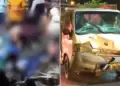 Trgico! Un muerto y 3 heridos dej terrible accidente vehicular en Villa El Salvador