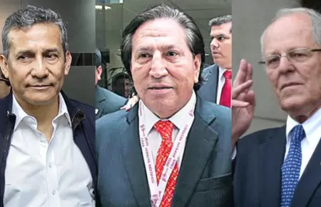Alejandro Toledo, Ollanta Humala y PPK.