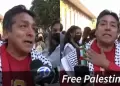 Padre muestra orgullo por su hija que marcha en defensa de Palestina: "Est haciendo lo correcto"