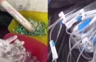Horror! Intervienen almacn donde reciclaban desechos de hospitales para fabricar productos de plstico