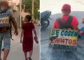 Conmovedor! Padre recorre las calles cosiendo zapatos junto a su hija: "Por un mejor futuro"